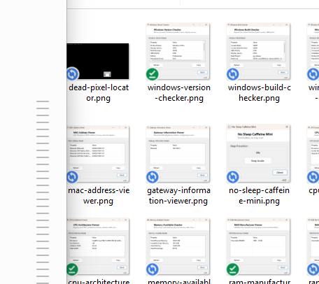 HDR Status Checker main window