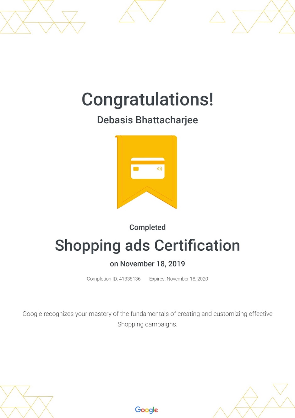 Google Shopping Ads Certification