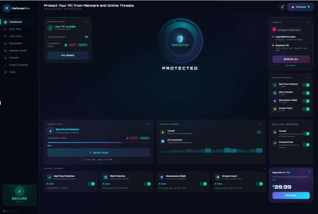 Defense Pro – Your PC’s 24/7 Silent Bodyguard