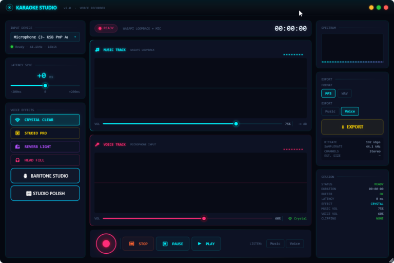 Karaoke Studio – Developed by Debasis Bhattacharjee – debasisbhattacharjee.com – 2026-05-24_08-12-0