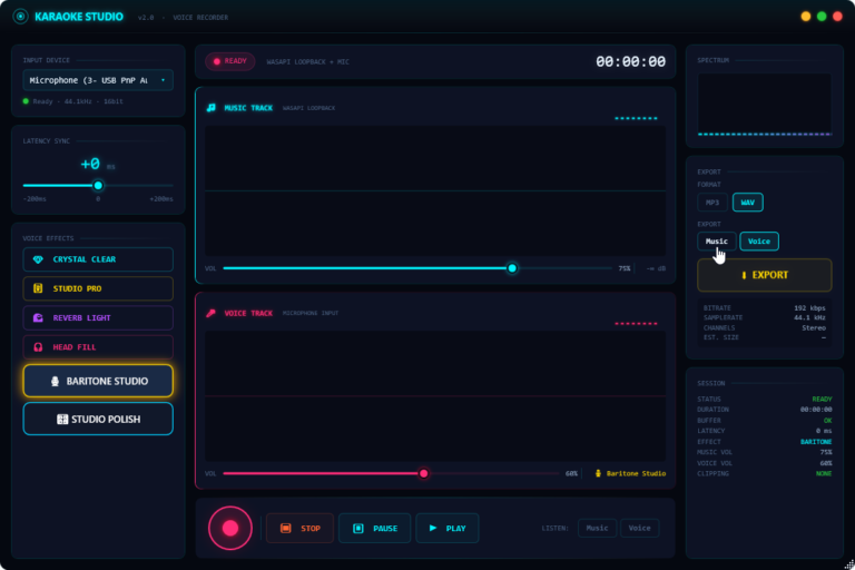 Karaoke Studio – Developed by Debasis Bhattacharjee – debasisbhattacharjee.com – 2026-05-24_08-12-2