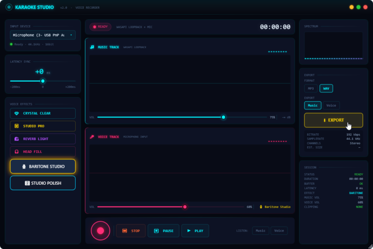 Karaoke Studio – Developed by Debasis Bhattacharjee – debasisbhattacharjee.com – 2026-05-24_08-12-3