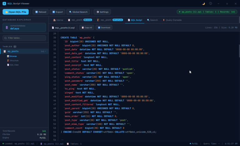 SQLScriptViewer – Developed by Debasis Bhattacharjee – debasisbhattacharjee.com – 2026-03-12_06-51-3
