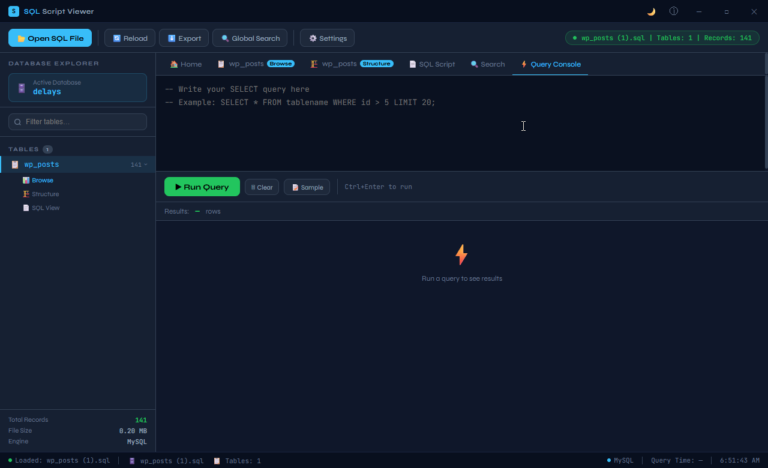SQLScriptViewer – Developed by Debasis Bhattacharjee – debasisbhattacharjee.com – 2026-03-12_06-51-4