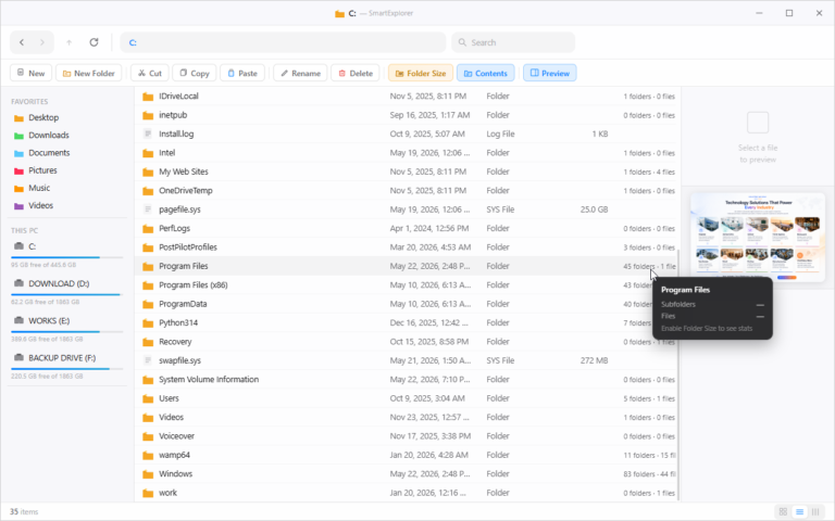 Smart Explorer – Developed by Debasis Bhattacharjee – debasisbhattacharjee.com – 2026-05-24_08-18-5