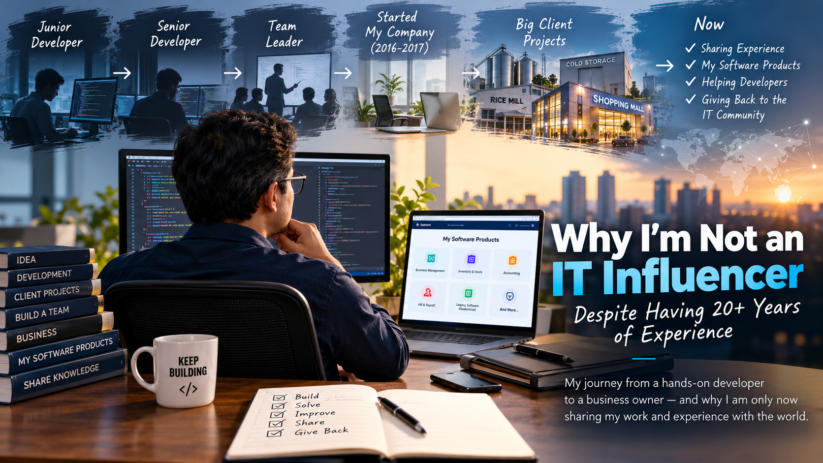 Why I’m Not an IT Influencer Despite Having 20+ Years of Experience