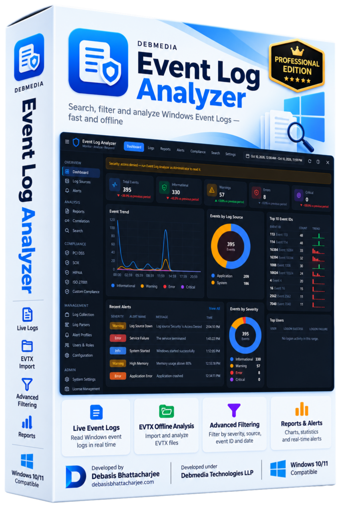 Event Log Analyzer screenshot