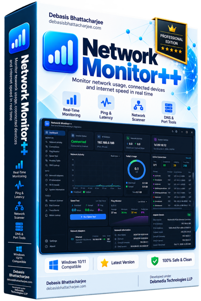 Network Monitor++ screenshot