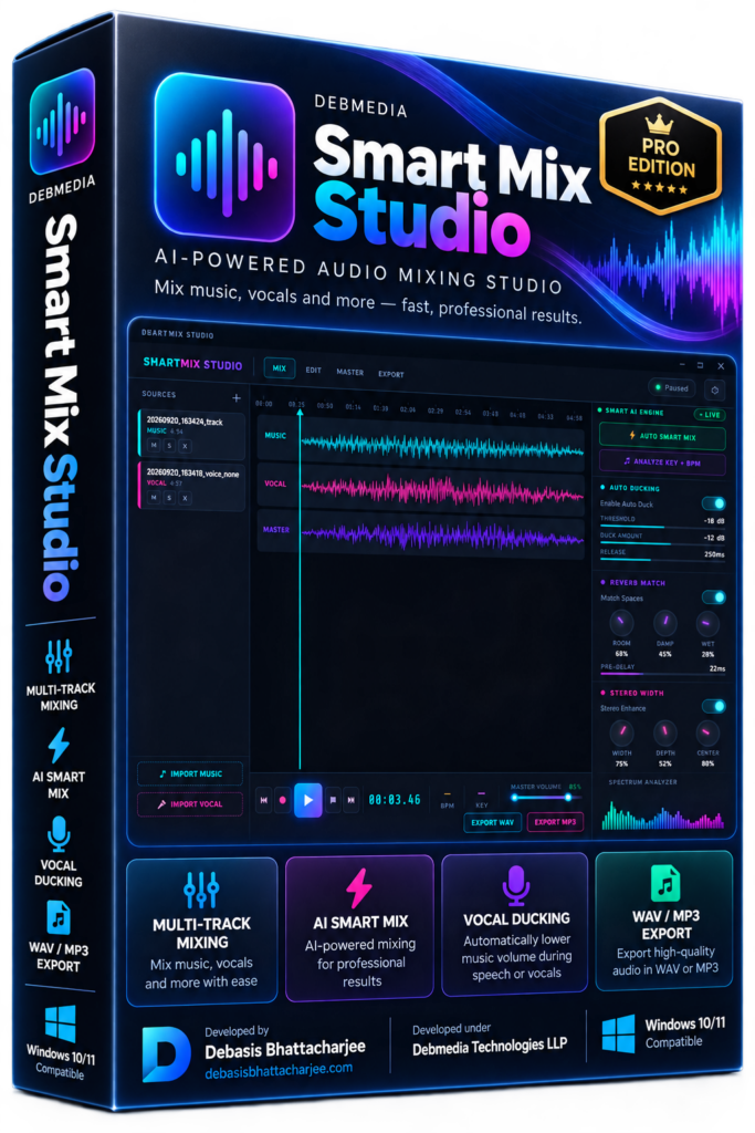 Smart Mix Studio screenshot