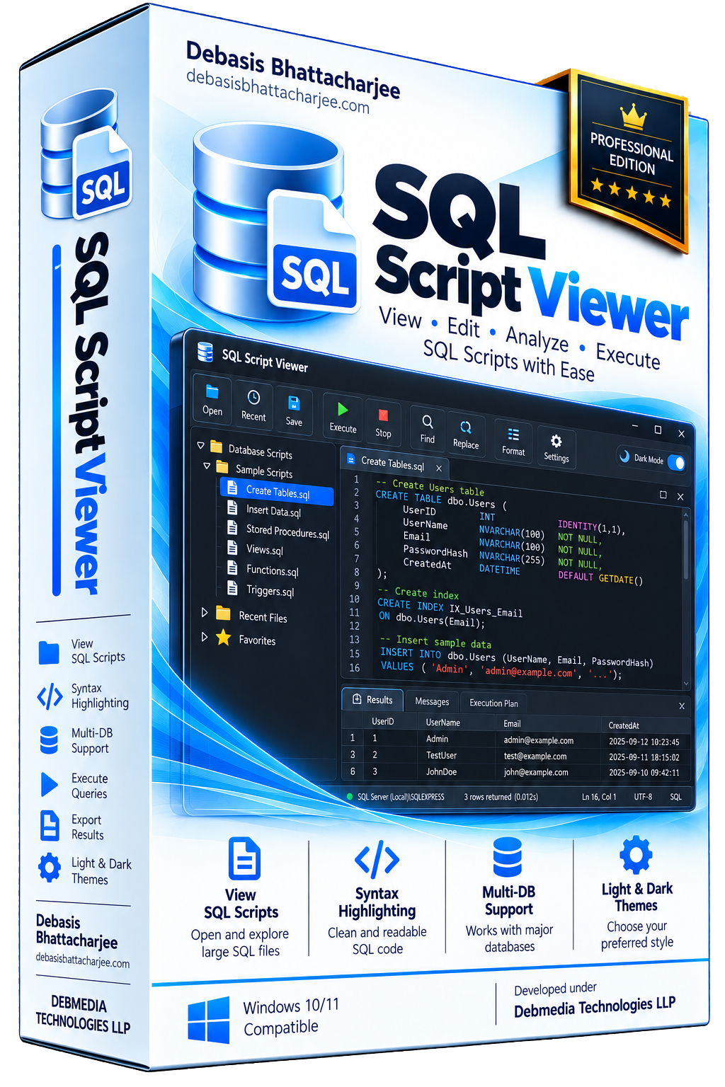 Sqlscriptviewer box