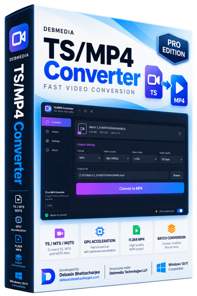TS/MP4 Converter screenshot