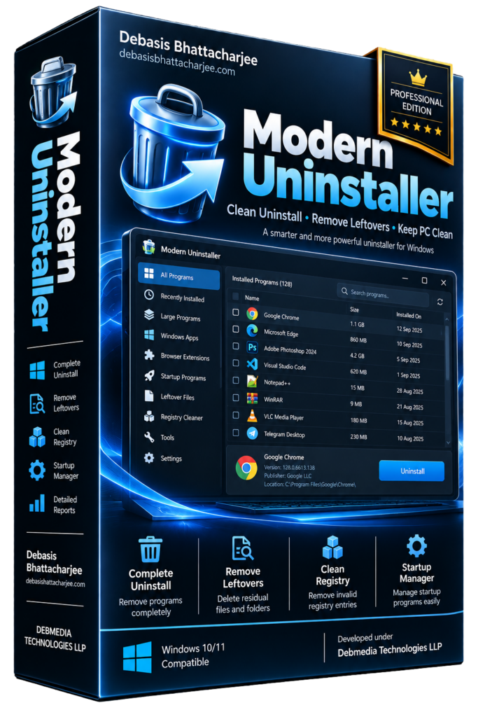 Uninstaller++ screenshot